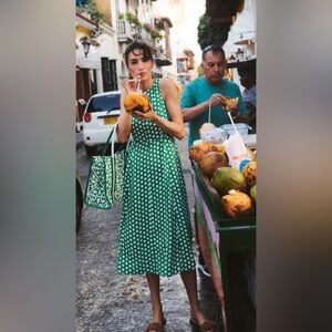 Boden NWT Carla Linen Midi Dress